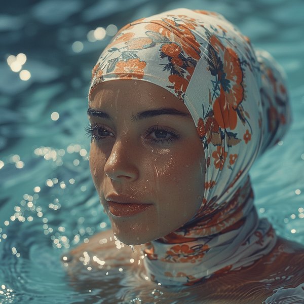 Hijab de bain pour la natation: élégance et confort